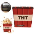 thumbnail image 3 of AMC Minecraft Movie Premier TNT Dynamite Metal Popcorn Bucket Cube Brand New, 3 of 6