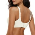 thumbnail image 5 of Uqiangy Sports Bras for Women Push Up Bras for Women Women's Underwear And Bras No Wire Bras for Women Padded Bras for Women Small Breast Wireless Push Up Bra Women's Bras White M, 5 of 9