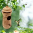thumbnail image 5 of Wooden Wooden 2025 For Outside Hanging Wooden Humming Bird With Ropes Gardening Home Decoration My Texas Natural Squirrel Nesting for outside Roosting Boxes for Birds Hanging Bath Bar Owl Nesting, 5 of 8