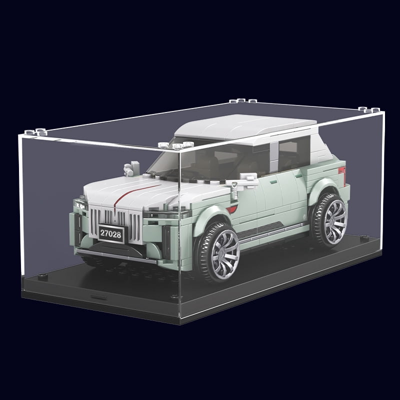 SNOWEAGLE Car Kits Building Toys with Display Case,Collectible Car Toys Building Blocks Kit, Model Car Building Kits for Adults Kids 8+(439 PCS)