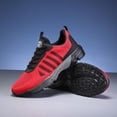 thumbnail image 4 of Men's Air Cushion Running Sneakers Breathable Knit Athletic Walking Shoes, 4 of 9