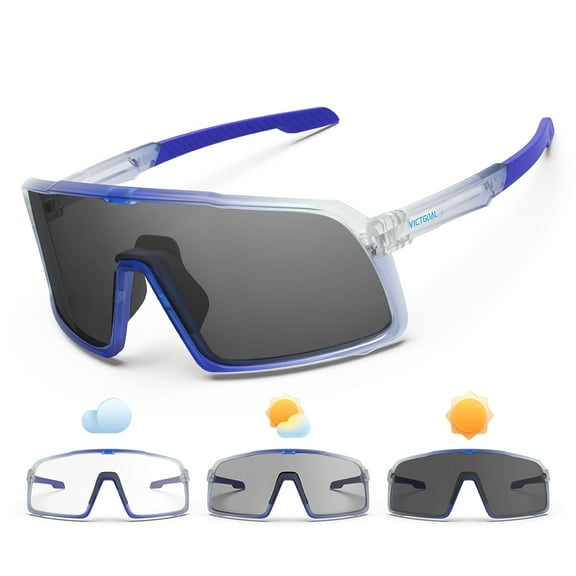 VICTGOAL Photochromic Cycling Sunglasses with UV400 Protection for Men & Women MTB Road Bike Outdoor Sports Running Fishing Driving