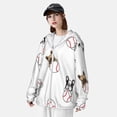 thumbnail image 5 of Daiia Bbaseball Dog UPF 50+ Sun Protection Hoodie Jacket Lightweight Long Sleeve Sun Shirt for Women Men with Pocket Hiking Outdoor-3X-Large, 5 of 9