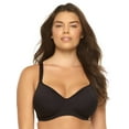 thumbnail image 2 of Paramour by Felina | Topaz Breathable Contour Bra 2-Pack (Black White 2-Pack, 36D), 2 of 3