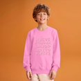 thumbnail image 3 of Alphabet Print Crewneck Sweatshirt for Children's Casual Long Sleeve Pullover Top Comfortable Fit, 3 of 5