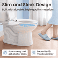 thumbnail image 3 of LUXE Bidet NEO 120 PLUS - Only Patented Bidet Attachment for Toilet Seat, Innovative Hinges to Clean, Slide-in Easy Install, Advanced 360° Self-Clean, Single Nozzle, Rear Wash (Rose Gold), 3 of 10