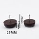 thumbnail image 2 of Almohadillas de fieltro para clavos, protectores de suelo, deslizadores de muebles para sillas de madera de fieltro para proteger 25mm 200 piezas, 2 of 3
