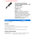 thumbnail image 2 of Front Left Strut and Coil Spring Assembly - Compatible with 2007 - 2009 RX350 FWD 2008, 2 of 2