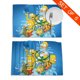 thumbnail image 3 of Juego de 6 manteles individuales de Los Simpsons resistentes al calor para mesa de comedor, manteles individuales de tela, manteles individuales de primavera para cocina, para interior y exterior, 12, 3 of 7