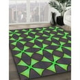 thumbnail image 2 of Ahgly Company Indoor Rectangle Patterned Green Apple Green Area Rugs, 7' x 10', 2 of 6