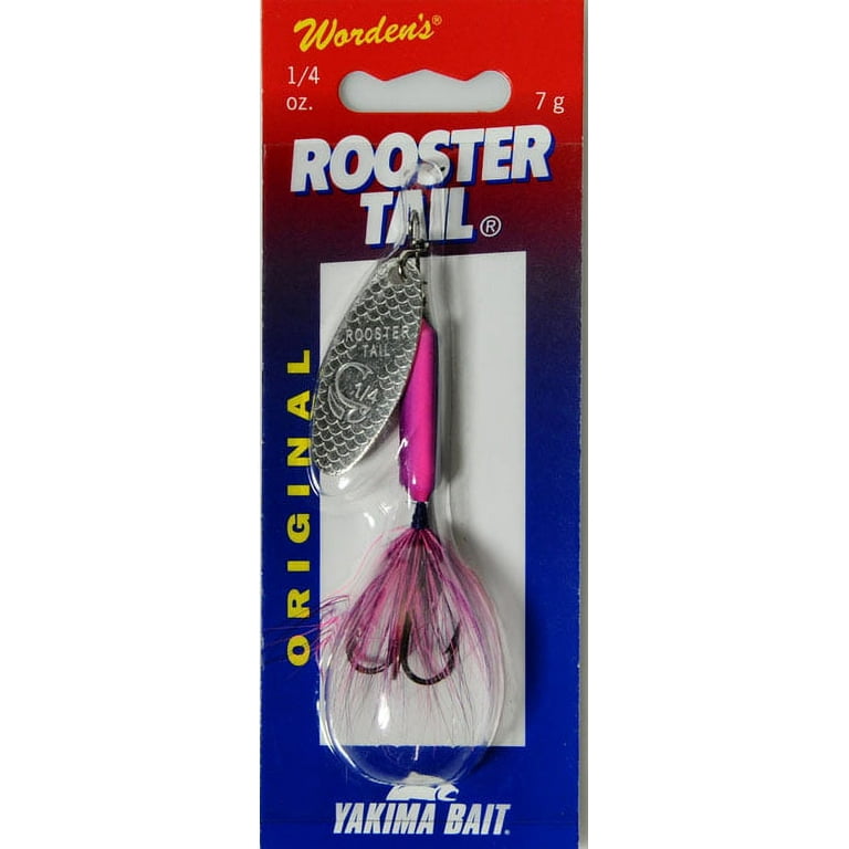 Yakima Bait Worden's Original Rooster Tail, Inline Spinnerbait Fishing  Lure, Tequila Sunrise, 1/4 oz. 