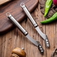 thumbnail image 3 of Vacemry Pepper Corer Tool, Stainless Steel Pepper Core Remover and Plants Remover, Multi-Functional Corer Tool for Jalapeno Chili, Easy to Use Kitchen Gadget for Restaurants and Home Cooking, 3 of 9