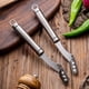 thumbnail image 3 of Xihbxyly Descorazonador de Pimientos de Acero Inoxidable, Diseño de Hoja Dentada, Fácil Extracción Del Corazón, Cortador Multifuncional de Jalapeños, Herramienta para Preparar Pimientos Verdes, Servi, 3 of 7