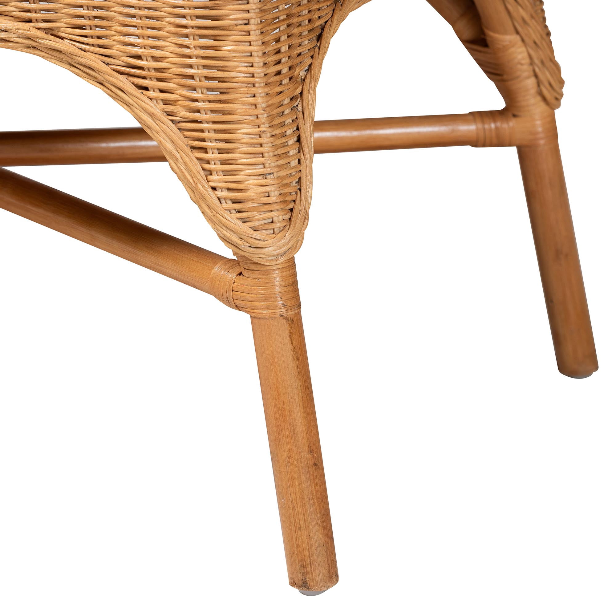 bali & pari Matilde Boho Dining Nook Set, 3-Piece, Light Honey