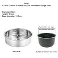 thumbnail image 3 of 304 Stainless Steel Food Steamer Kitchen Rice Pressure Cooker Steaming Grid Drain Basket Cooking Accessories, 3 of 7