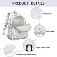 thumbnail image 4 of Baseball Toddler Backpack Spacious Adjustable Shoulder Straps Chest Buckle Durable Backpack For Student, 4 of 5
