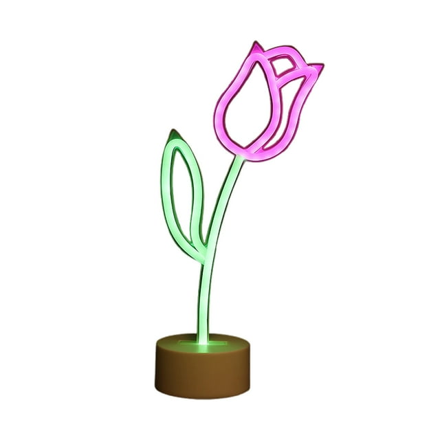 Led Light Bar Led Modeling Ambient Light Flower Neon Bar Decoration Light Flowers for Decoration