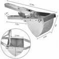 thumbnail image 2 of Puree Press, Professional Stainless Steel Potato Press, 2 of 4