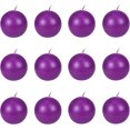 thumbnail image 2 of Zest Candle 12-Piece Ball Candles, 2-Inch, Purple, 2 of 6