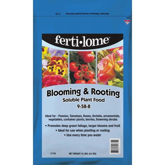 VPG Fertilome Blooming & Rooting Soluble Plant Food - 9-58-8 Fertilizer - 12 lbs