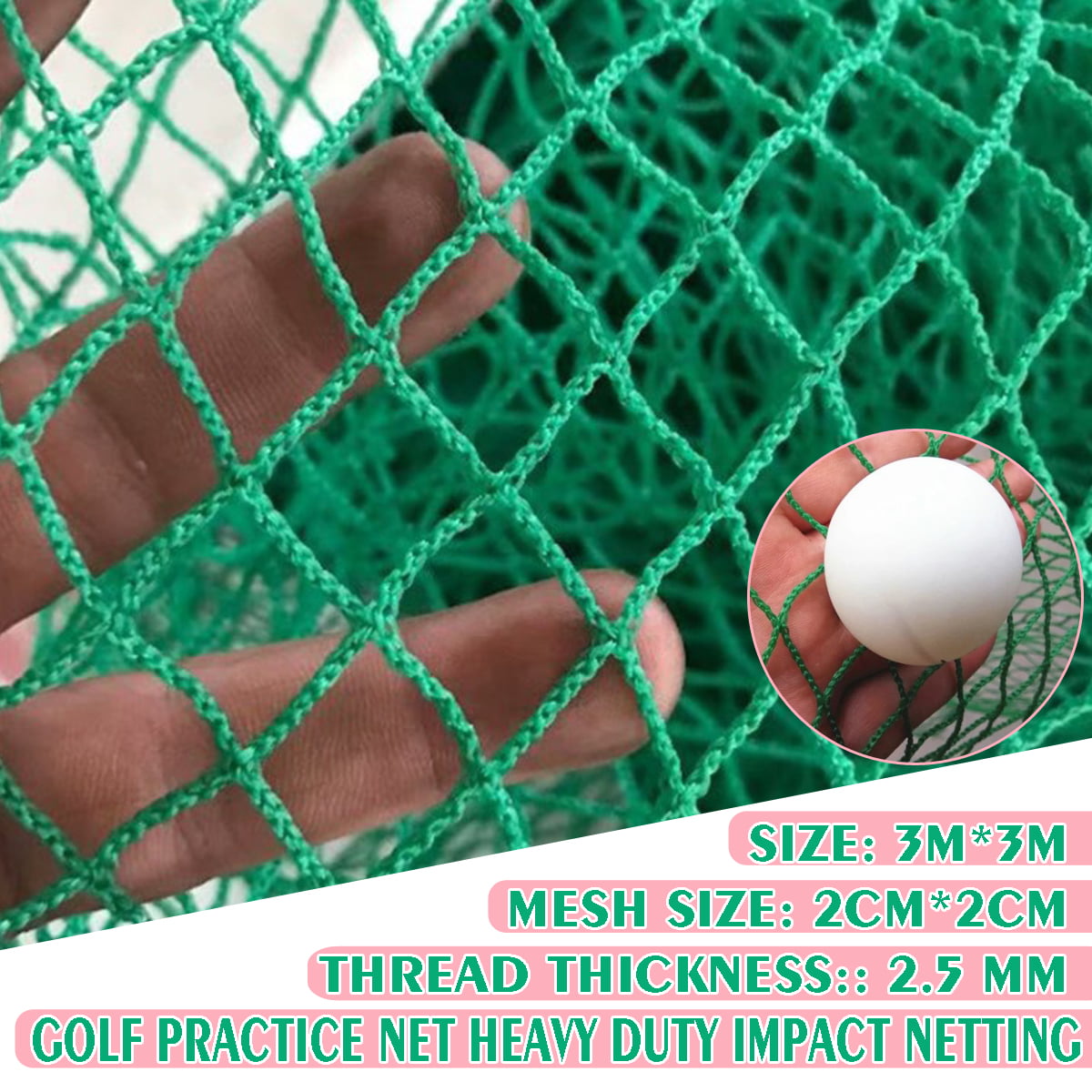 Golf Soccer Backstop Net, Sports Practice Barrier Net, Golf Soccer Ball  Hitting Netting, Golf Soccer High Impact Net, Heavy Duty Soccer Containment  