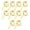 White, variant on Elegant Doves Crosses Lapel Pin Unique Doves Crosses Brooch Adornment Individualized Badge Pin for Daily Wear
