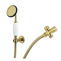 Kingston Brass KX10202SD Vintage Hand Shower Kit, Polished Brass