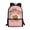 Cat Lover Floral Wreath, variant on Rainbow Capybara Artist School Backpack for Travelers, 17 Inchs Large Storage Space Wear Resistant Daypack for Daily Use Work
