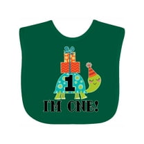 Inktastic First Birthday Turtle 1 Year Old Boys or Girls Baby Bib