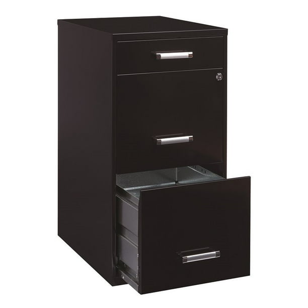 Scranton & Co 18" Deep 3 Drawer Metal File Organizer ...