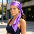 thumbnail image 5 of Women's Solid Cotton Shawl Scarf, Versatile 2-in-1 Sun Protection Sheer Scarf Wrap Cover Up Orange Free Size, 5 of 6