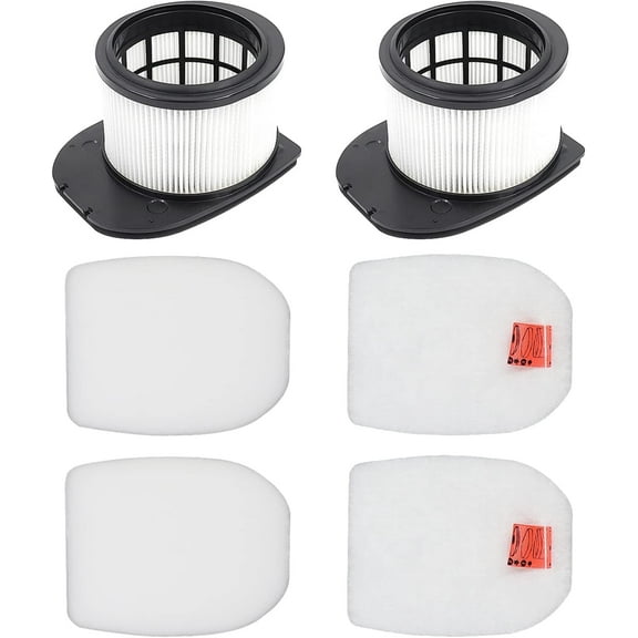 for Shark IZ862H Stratos Cordless Vacuum Replacement Filter, Compatible with Shark IZ862H Upright Vacuum Include 2 Pack HEPA Filters, 2 Pack Foam Filters & 2 Pack Felt Filters Kit, White
