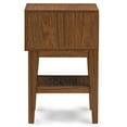 thumbnail image 3 of Baxton Studio Table d'Appoint et Table de Chevet Modernes Walnut et White à Deux Tons Gazonnés, 3 of 5