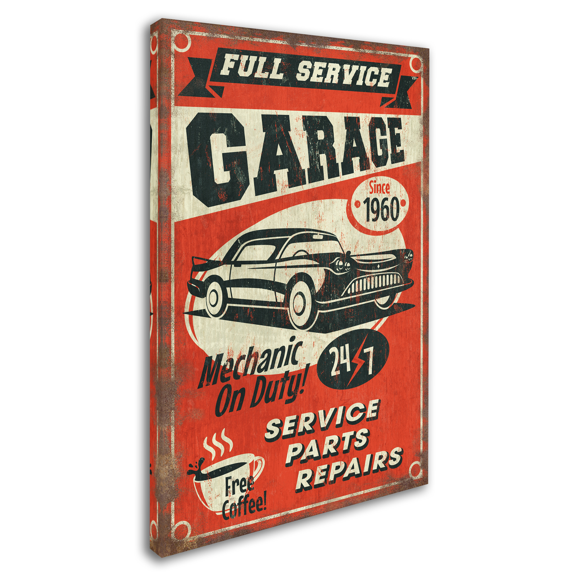 Lantern Press 'Car 4' Canvas Art