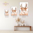 thumbnail image 4 of Eastern Print Cute Deer Cartoon Safari Nursery Poster Wall Decor, Colorful Minimal Animal Wall Prints for Baby Room, Bedroom Home Office Classroom Must Have Decoration, UNFRAMED, 16x24, 4 of 4