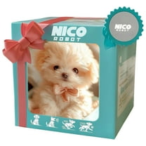 Yucurem 2025 New Robot Dog Barking Electronic Interactive Dog Tail Wagging Electronic Robot Dog for Party Gifts (A)