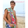 thumbnail image 5 of Toalla de playa de microfibra ECCOSOPHY Honolulu, sin arena, de secado rápido, 5 of 5