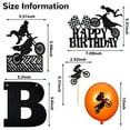 thumbnail image 2 of Chalyna Motorcycle Birthday Party Decoration Kit, 84 Pieces, Dirt Bike Theme, 2 of 3