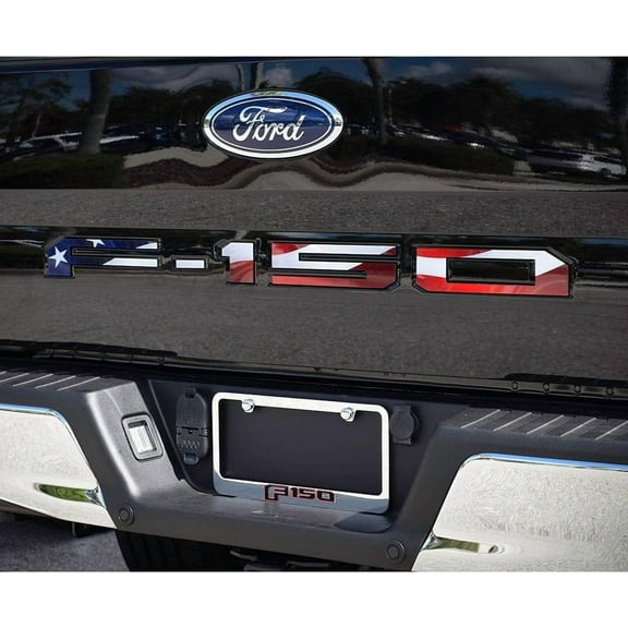 Eurosport Daytona- For 2018-2020 Ford F150, Bumper Letters (USA Flag FULL COLOR)