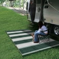 thumbnail image 2 of 42870 Tapis d'Extérieur Réversible, 6 Pieds x 9 Pieds, Rayure Verte, 2 of 5