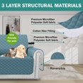 thumbnail image 4 of CHOK 100% Waterproof Sofa Cover Machine Washable Couch Cover Non Slip Furniture Protector Slipcover for Dogs  Children  Pets  Oversized Sofa  Brown, 4 of 8