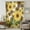 Yellow Gree, variant on Spring Flowers Sheer Curtains 108" Extra Long for Living Room, Farmhouse Botanical Brown Yellow Daisy Light Filtering Privacy Drapes,Breathable Semi Sheer Window Treatment for Floor to Ceiling Window