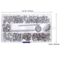 thumbnail image 5 of WORGEOUS  Boat Tarp Big White Buckle Oxidation Resistant Snap Fastener Miss, 5 of 8