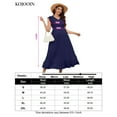 thumbnail image 5 of Yesfashion Maternity Dress Summer Ruffle Cap Sleeveless V Neck Maxi Dresses Maternity Wear, 5 of 5