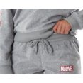 thumbnail image 5 of Marvel Comics Women's Juniors' Avengers Brick Logo Jogger Pajama Set, 5 of 7
