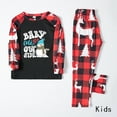 thumbnail image 4 of Snowman Print Family Matching Christmas PJs, Long Sleeve Shirts and Pants Holiday Sleepwear, 4 of 7