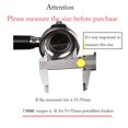 thumbnail image 2 of Omgogo Prensa Para Granos De Café Con Base De Acero Inoxidable Barista Espresso De 53 Mm Con Tapete Tamper Con Base De Acero Inoxidable 304 Mango De Madera Accesorio Para Máquinas De Café Expreso Bari, 2 of 5