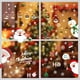thumbnail image 2 of Papá Noel, Alce, Muñeco de nieve, Electricidad, Pegatinas para ventanas, Puertas de cristal, Pegatinas decorativas de copos de nieve navideños, 2 of 4