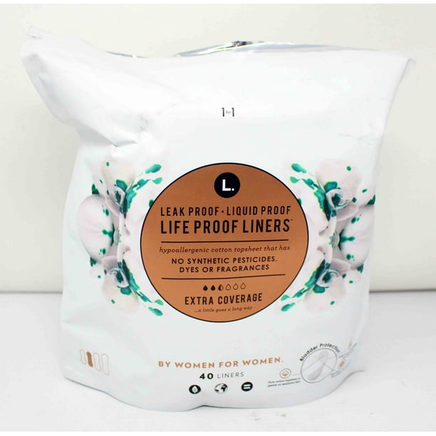 L. Life Proof Extra Coverage Liners 40 Count