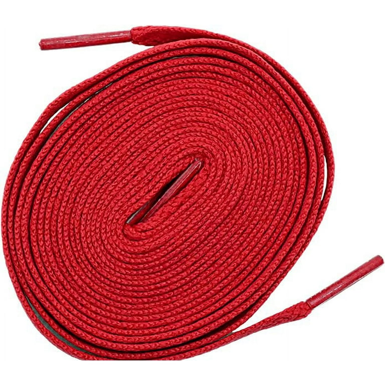 Proof Culture Flat Red Cotton Shoe Laces for Jordan 1-8 Air